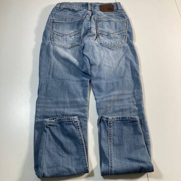 BKE Buckle Alec Jeans 26x30 Blue Straight Stretch Faded Whiskers (Tag 28R) READ - Picture 5 of 14